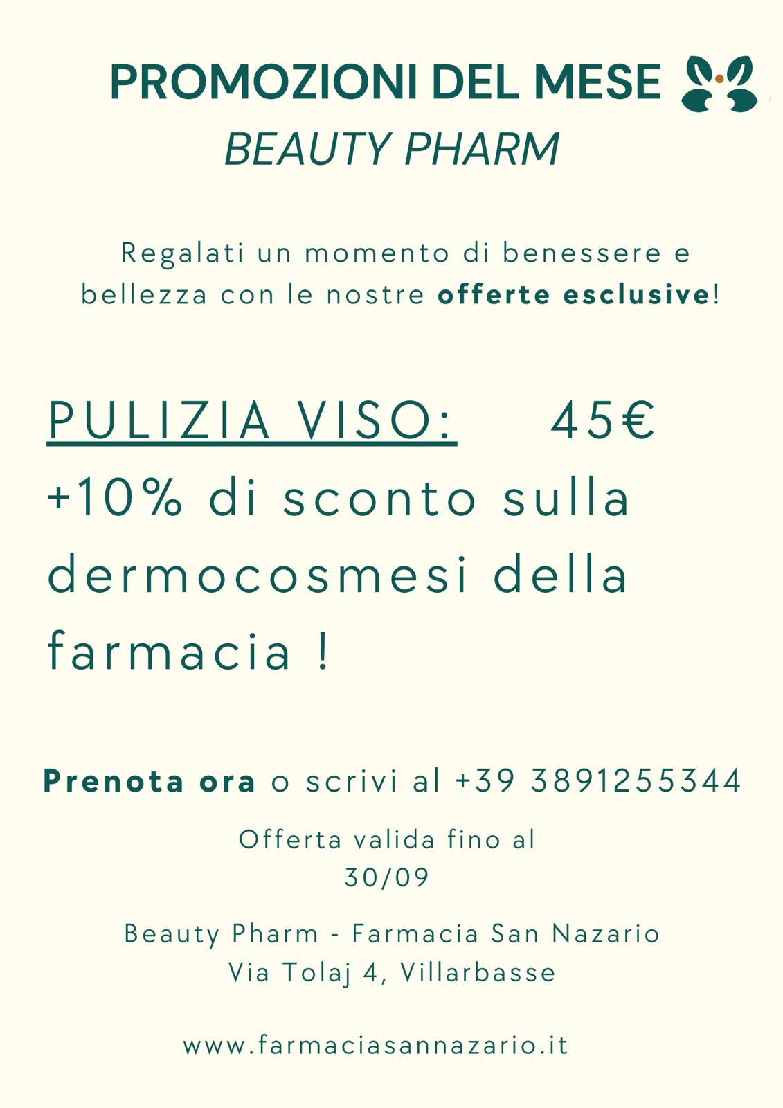 Offerte cabina estetica settembre 25