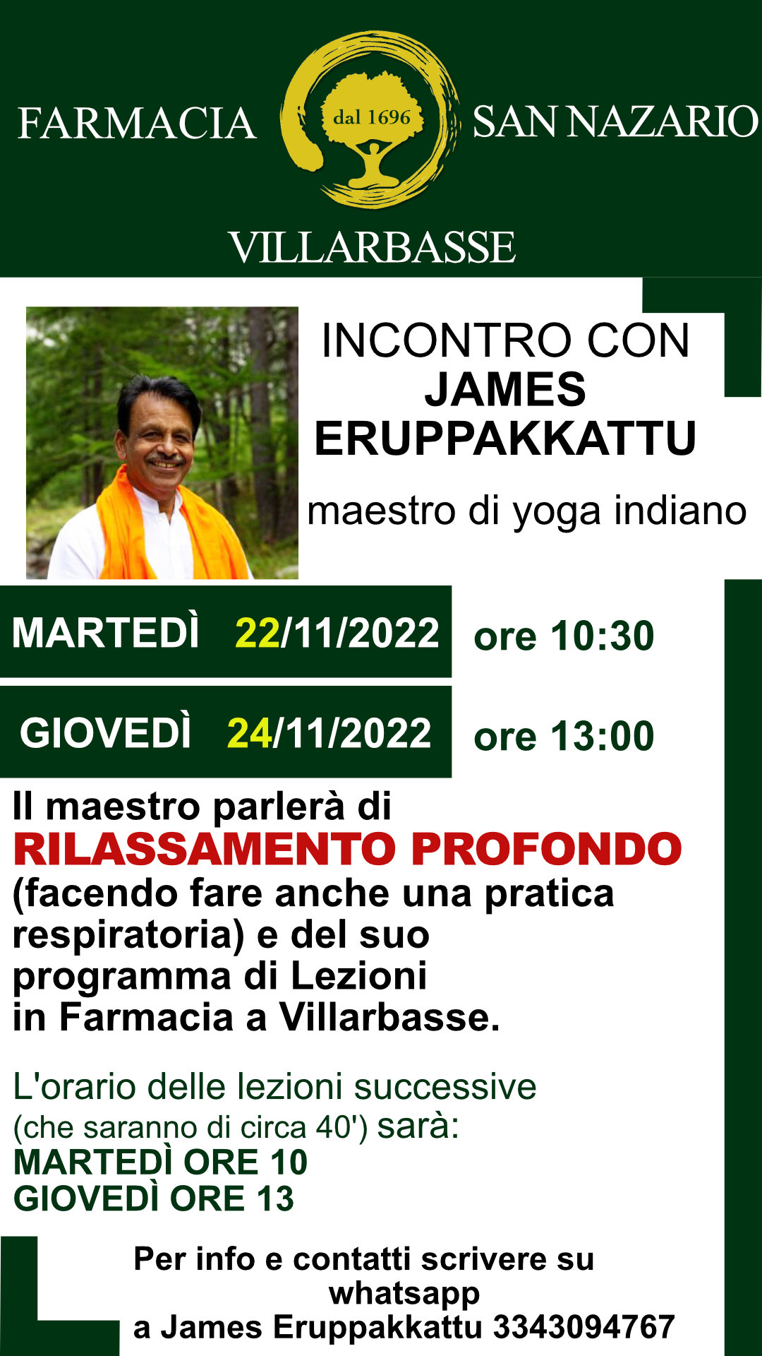 locandina incontri yoga MONITOR