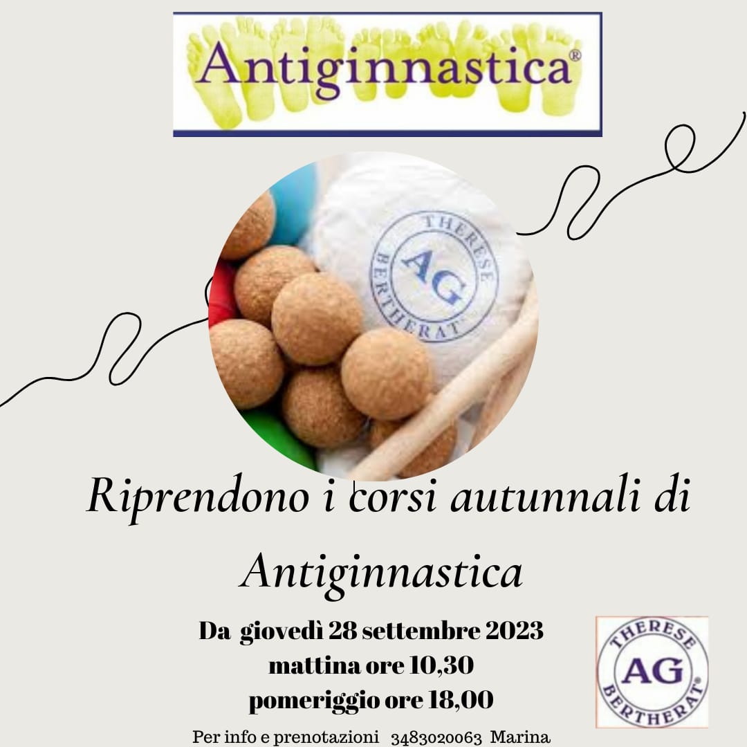 antiginnastica ripartono i corsi