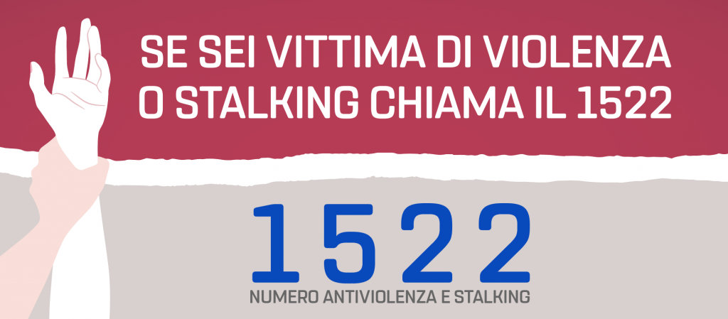 1522 numero antiviolenza e stalking
