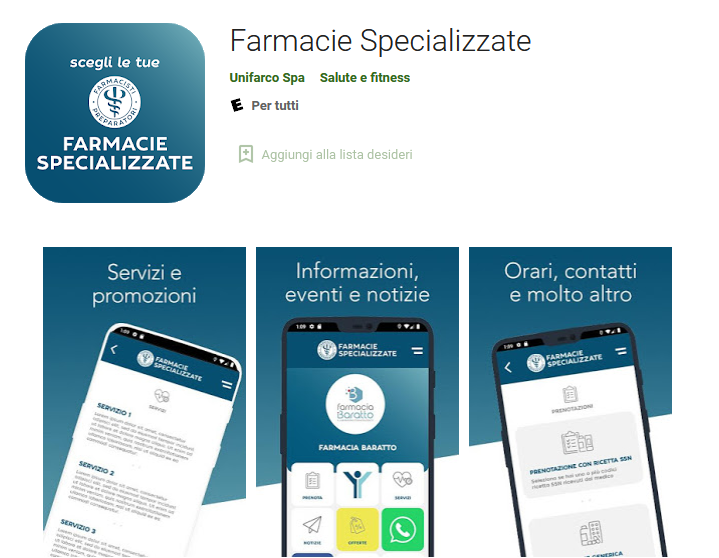 app farmacie specializzate